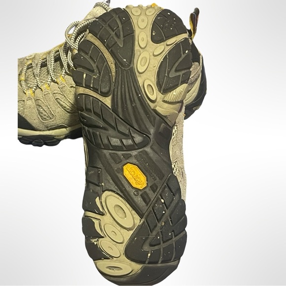 Merrell Moab Ventilator Hiking Shoes Women’s 9 Brown Suede Mesh Vibram Continuum - Picture 7 of 7